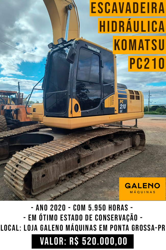 Escavadeira Hidrulica KOMATSU PC210