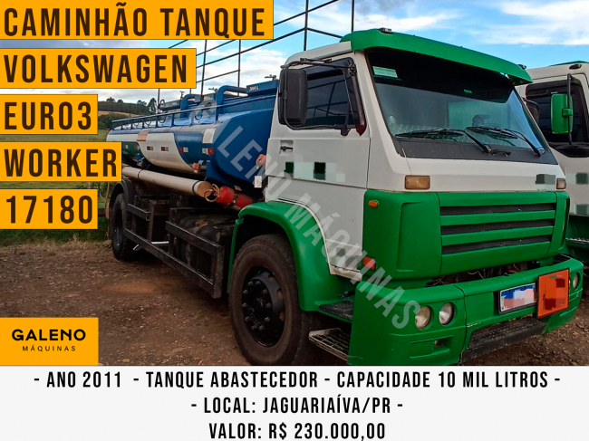 Caminho Tanque Volkswagen Euro3 Worker 17180