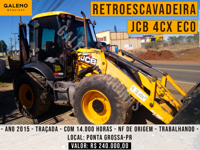 Retroescavadeira JCB 4CX ECO