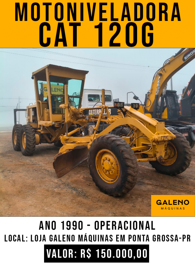Motoniveladora CAT 120G