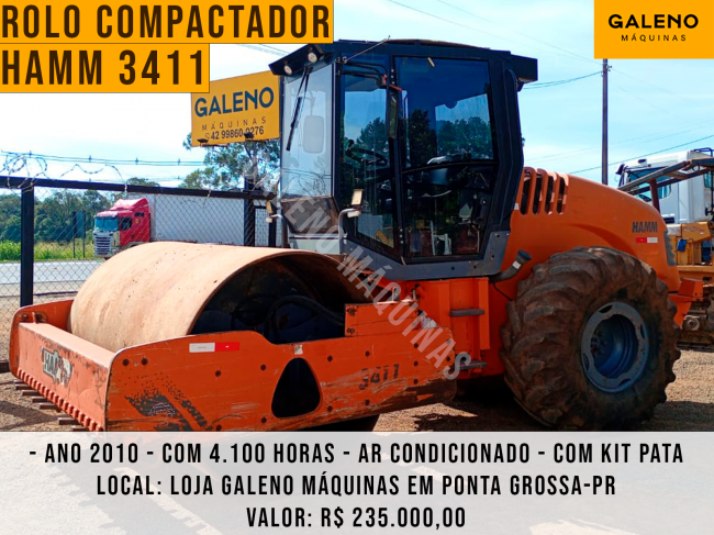 Rolo Compactador HAMM 3411