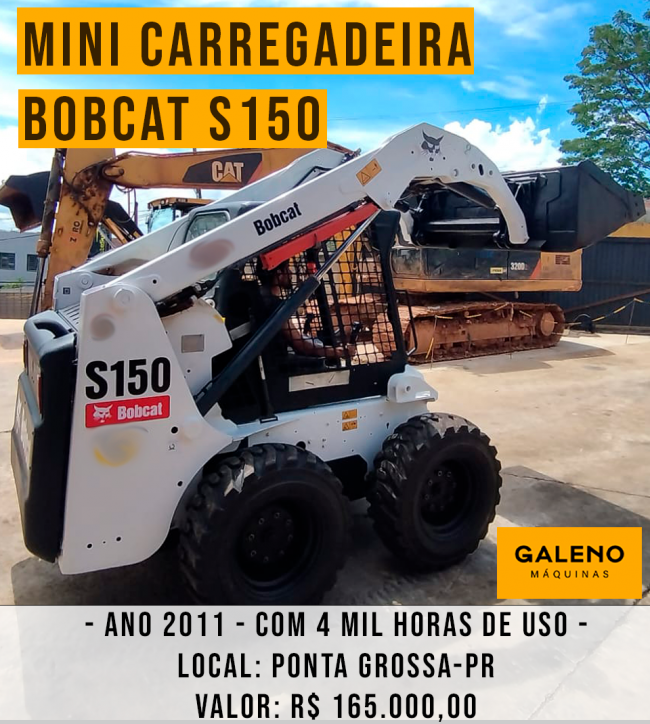 Minicarregadeira BOBCAT S150