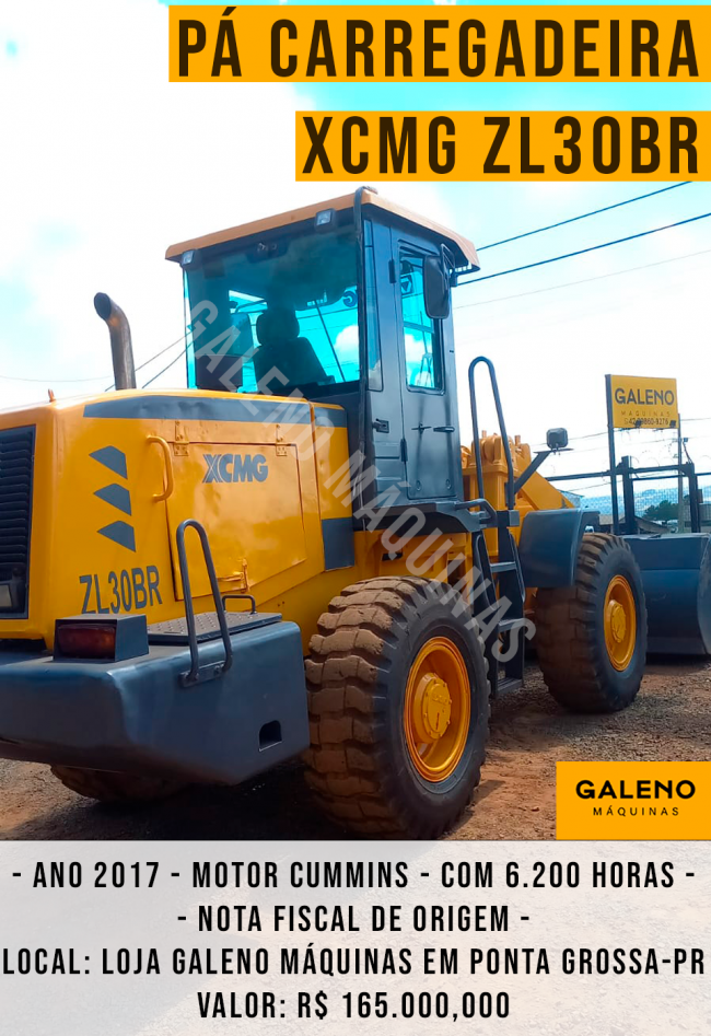P Carregadeira XCMG ZL30BR