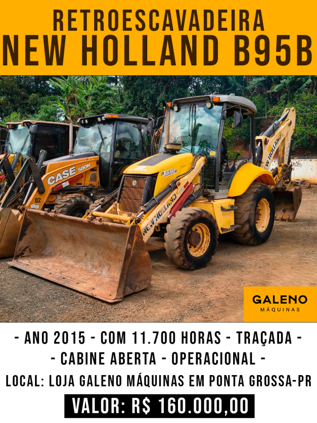 Retroescavadeira NEW HOLLAND B95B
