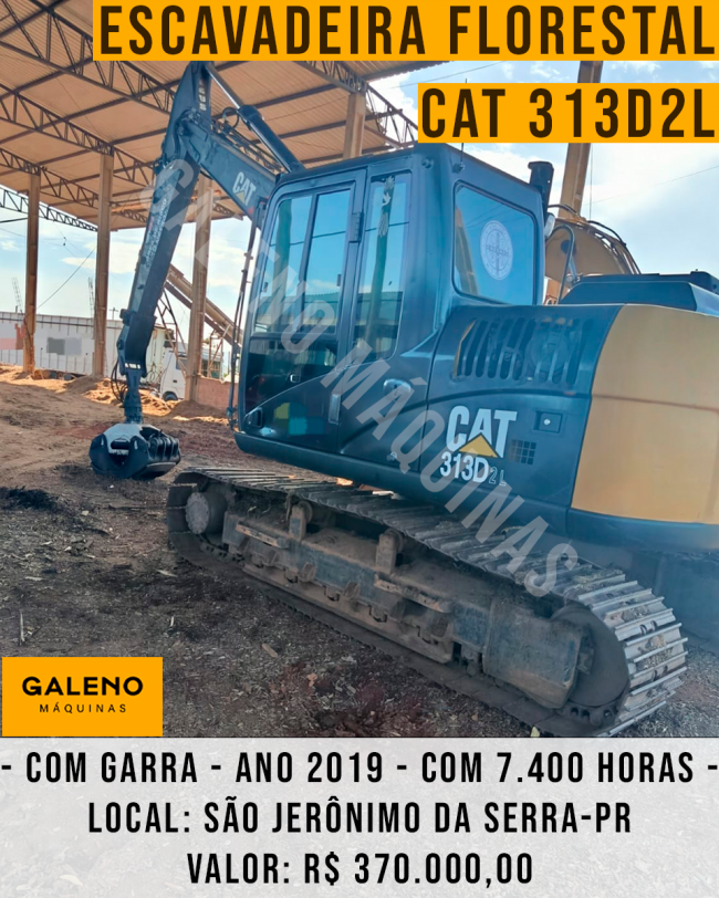 Escavadeira Florestal 313D2L