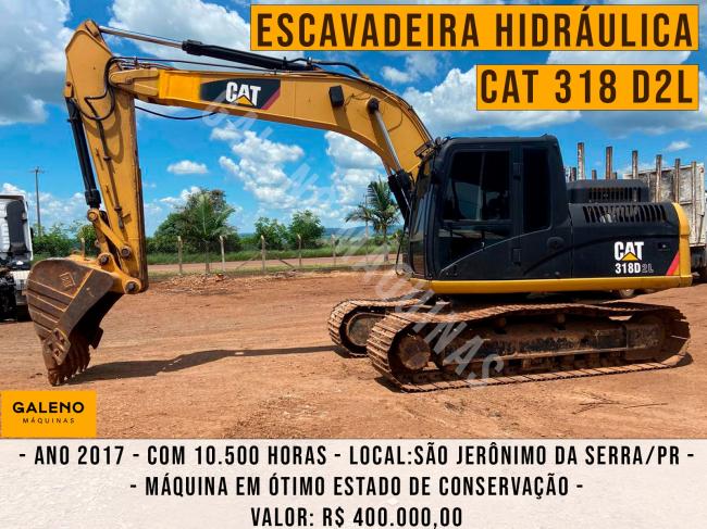 Escavadeira Hidrulica CAT 318D2L