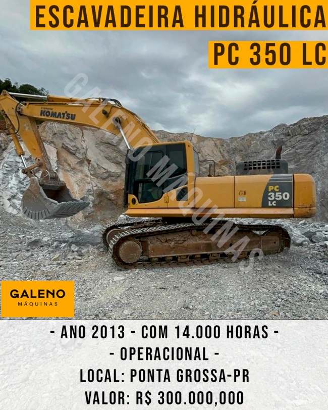 Escavadeira Hidrulica PC350LC