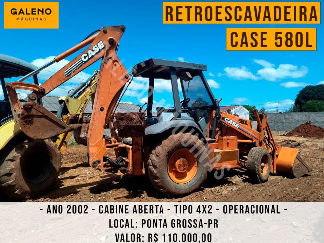 Retroescavadeira CASE 580L
