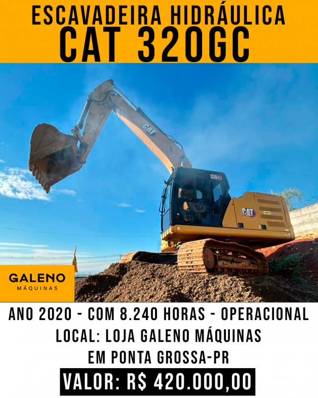 Escavadeira Hidráulica CAT 320GC