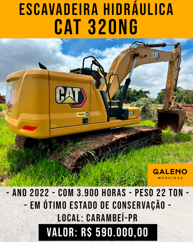 Escavadeira Hidrulica CAT 320NG