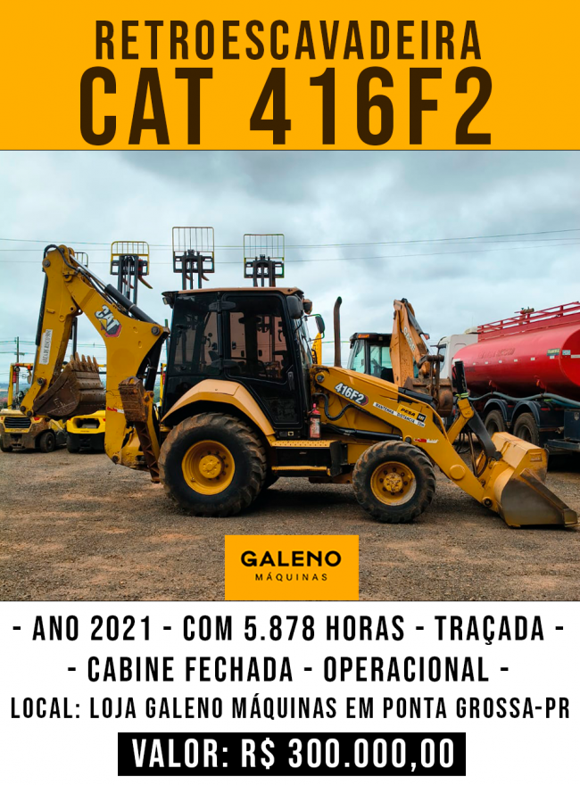 Retroescavadeira CAT 416F2