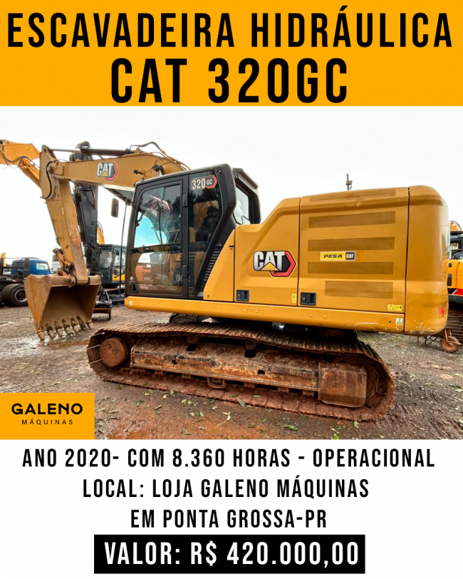 Escavadeira Hidráulica CAT 320GC