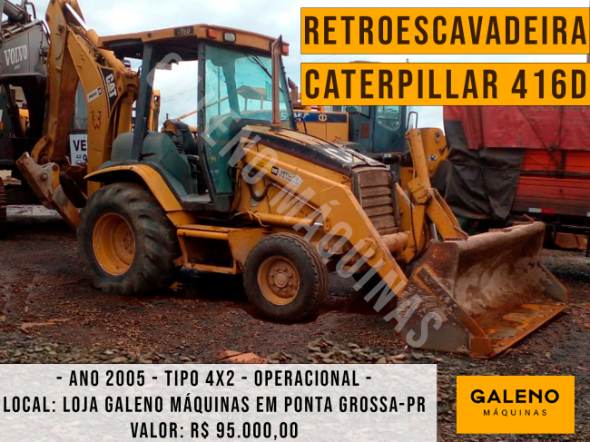 Retroescavadeira CAT 416D