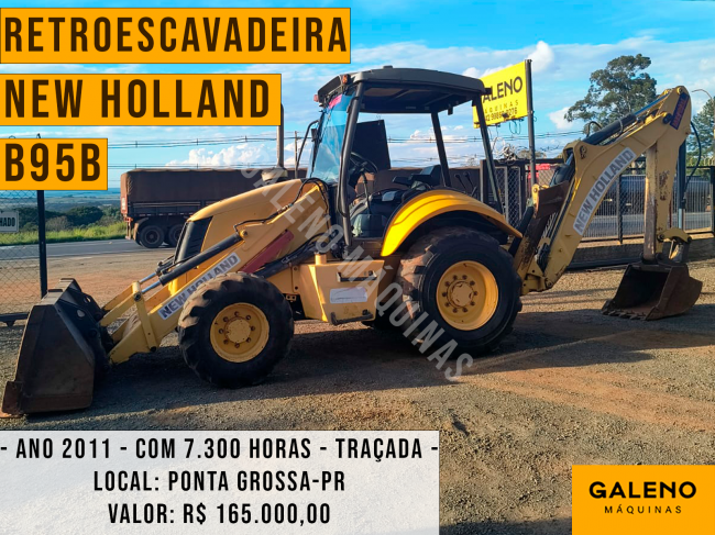 Retroescavadeira NEW HOLLAND B95B