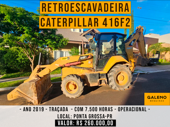 Retroescavadeira CAT 416F2