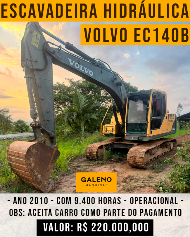 Escavadeira Hidrulica Volvo EC140B